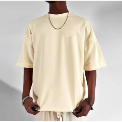 Camiseta Oversized Anjo Off White