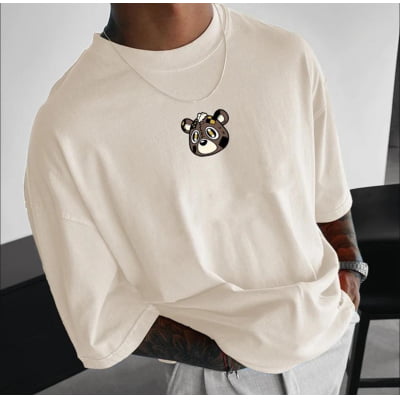 Camiseta Oversized Fake Off White